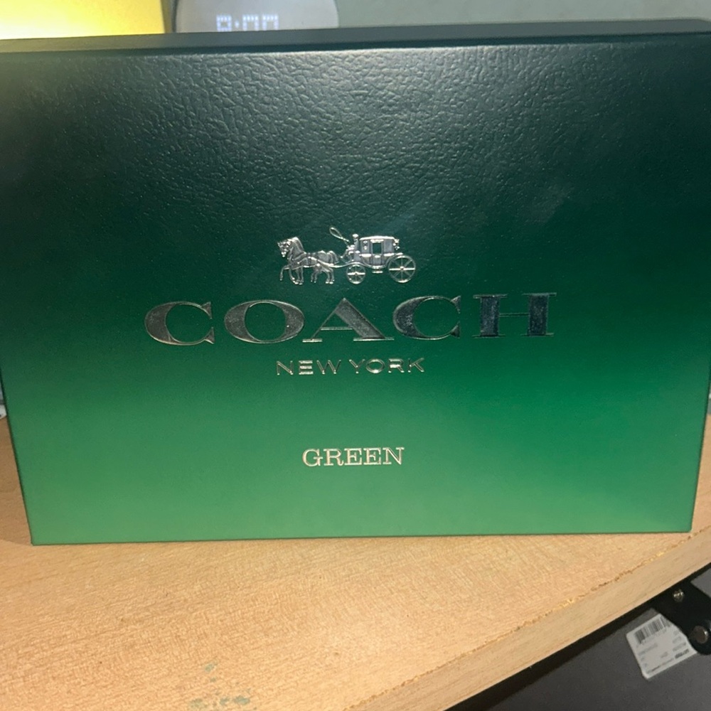 coach green cologne BOX ONLY